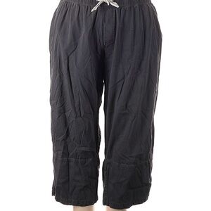 Pact organic cotton drawstring wide leg trousers